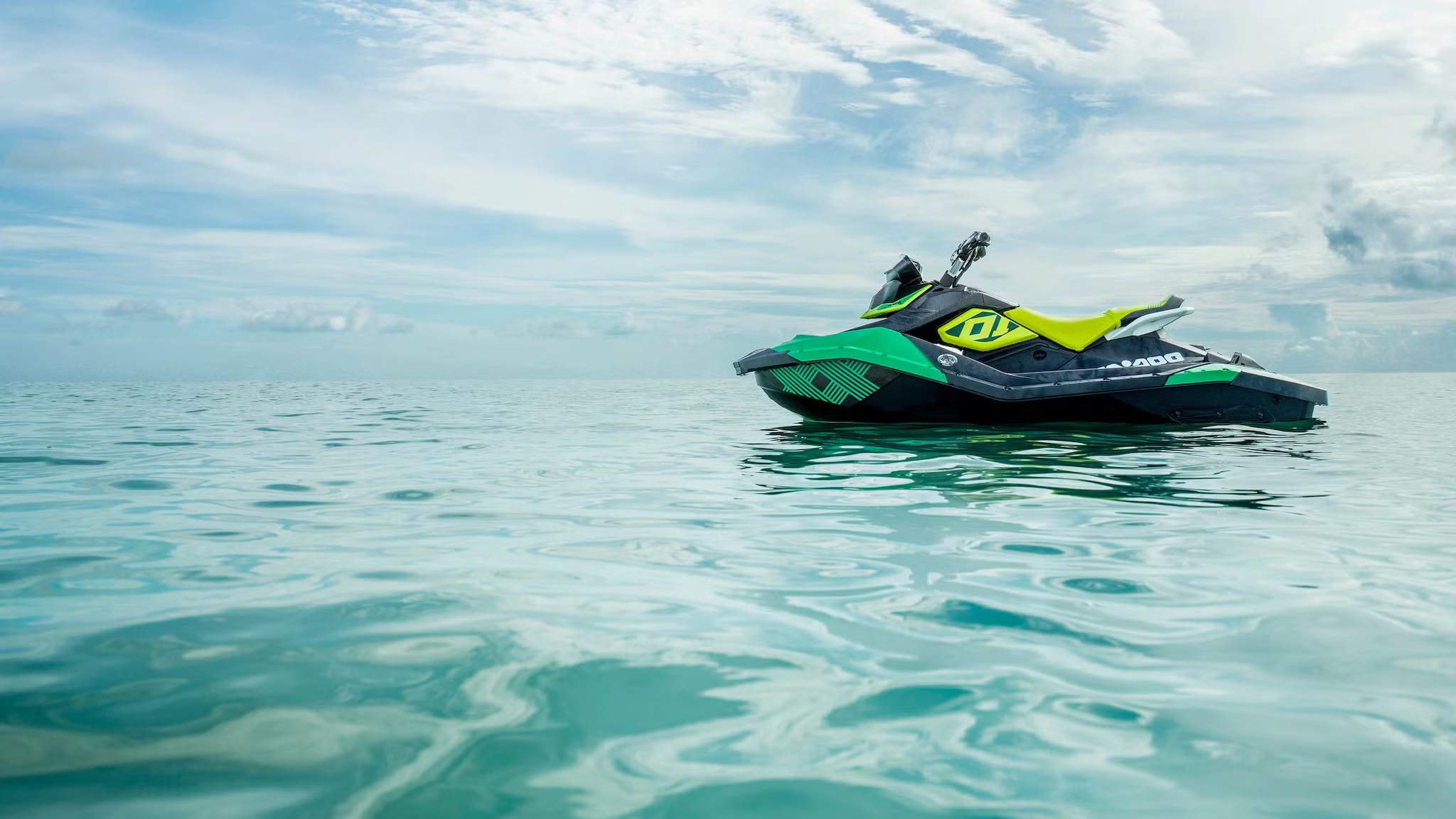 Sea-Doo Spark on calm turquoise water